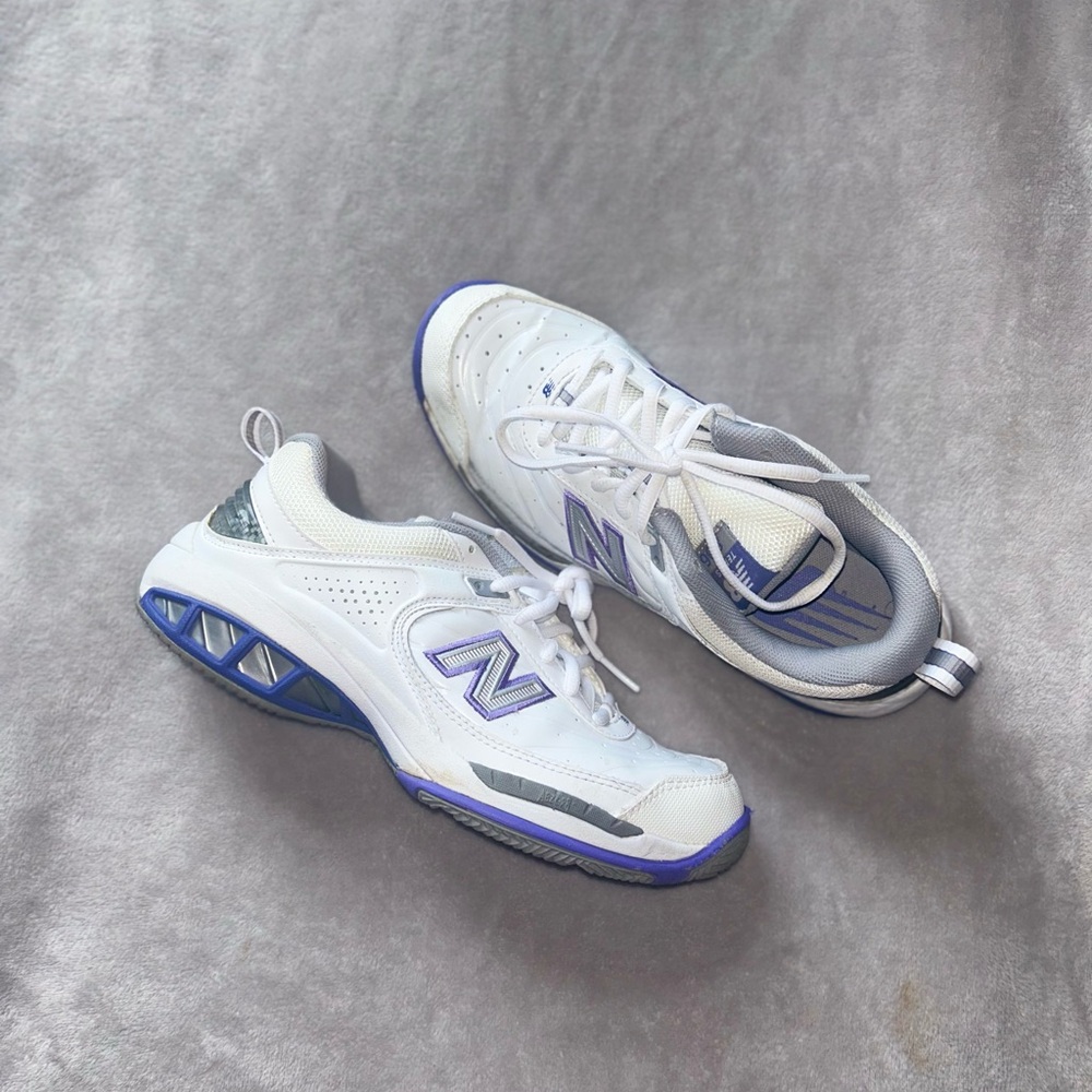 New Balance 806 Women's White and Purple Sneakers